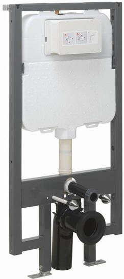 Crosswater Cistern inbouwreservoir extra ondiep 114x58cm WCF118X50-VS+2