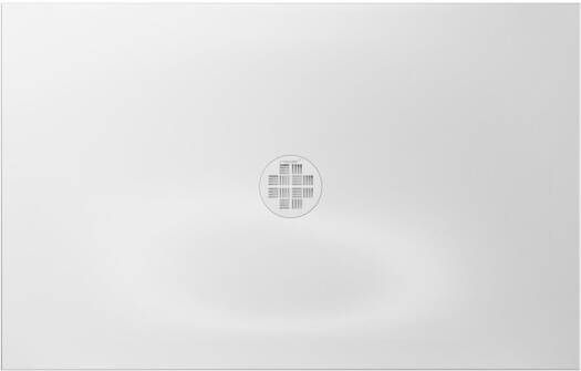 Crosswater Creo douchebak 160x90x2.5cm rechthoek wit CRR900X1600W
