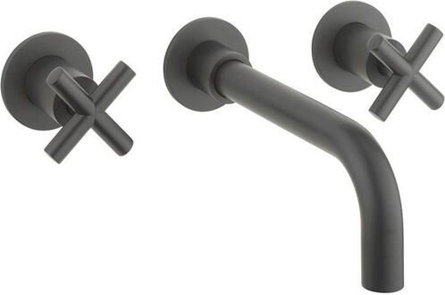 Crosswater MPRO crosshead inbouwkraan gunmetal PRC130WNT