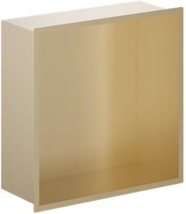 Crosswater Douche Nis 30.5x30.5cm Geborsteld messing NI305305F