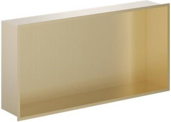 Crosswater Douche Nis 61x30.5cm geborsteld messing NI305610F