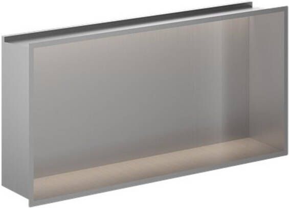 Crosswater Douche Nis 61x30.5cm LED-lichtstrip geborsteld RVS NI305610LV