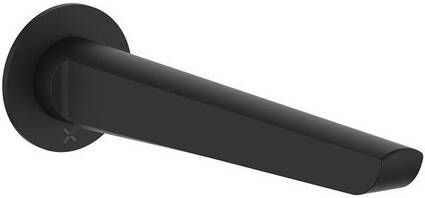 Crosswater Foile baduitloop zwart mat FO0370WM