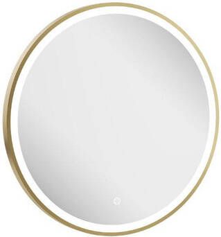 Crosswater Infinity Spiegel met verlichting rond 60cm geborsteld messing (goud) IF_MIRROR60F