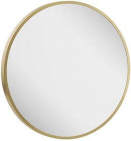 Crosswater Infinity Spiegel rond 50cm geborsteld messing (goud) IF_NIMIRROR50F