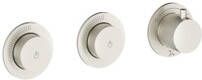 Crosswater Module MRPO Push 2 inbouwkraan douche rvs effect SW1176822 SW1176835