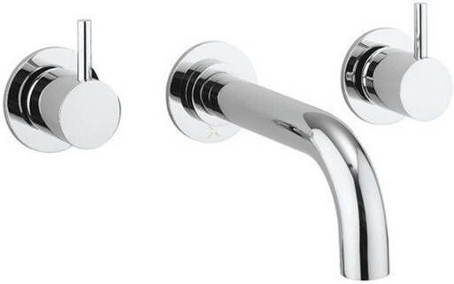 Crosswater MPRO Badkraan met inbouwdeel chroom PRO330WC = UK-130ROUGH + PRO330TRIMC