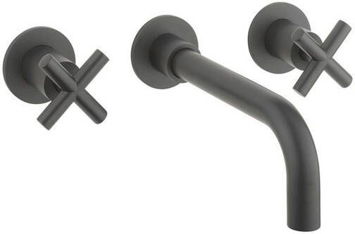 Crosswater MPRO crosshead inbouwkraan gunmetal PRC130WNT