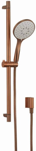 Crosswater MPRO Glijstangset 70cm handdouche rond 3 standen geborsteld brons MPROKITBZP