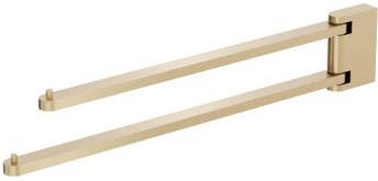 Crosswater MPRO Handdoekstang 44.6cm draaibaar geborsteld messing PRO047F