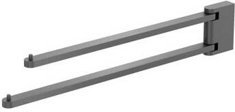 Crosswater MPRO Handdoekstang 44.6cm draaibaar leisteen PRO047T