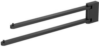 Crosswater MPRO Handdoekstang 44.6cm draaibaar mat zwart PRO047M