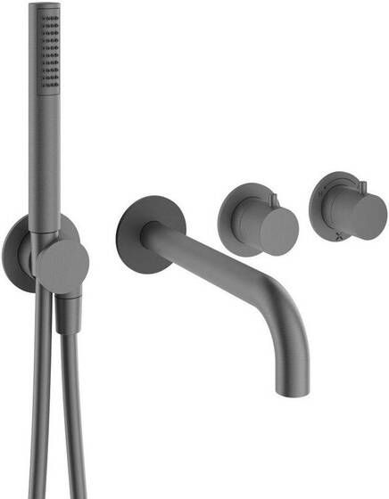 Crosswater MPRO Module Badkraan inbouwdeel 2 functies Badkraan handdoucheset slate (gunmetal) PROMOD440TRIMT