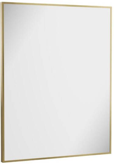 Crosswater MPRO spiegel 90x70cm verticaal horizontaal geborsteld messing (goud) MPNI7090F