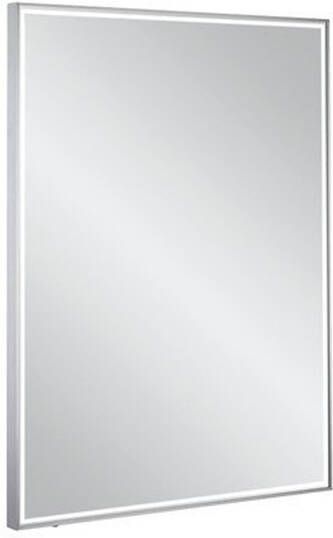 Crosswater MPRO spiegel met verlichting 80x60cm LED verticaal horizontaal geborsteld RVS MP6080V