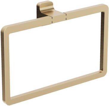 Crosswater Rotar Handdoekring 23x15.5cm geborsteld messing RT013F