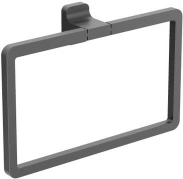 Crosswater Rotar Handdoekring 23x15.5cm leisteen RT013T