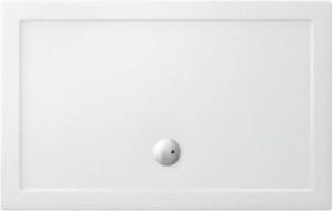Crosswater Showertray lage douchebak 70x160x3.5cm rechthoek acryl wit ST0R71600