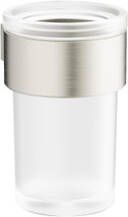 Crosswater Velo Bekerhouder 11x8.4x6.9cm met beker RVS VE003V