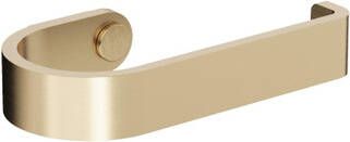 Crosswater Velo Toiletrolhouder 16.5x9x3cm geborsteld messing VE029F