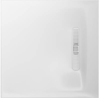Crosswater Vito Douchebak 90x90x2.5cm vierkant wit VTS900W
