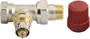 Danfoss thermostatische radiatorafsluiter m. voorinstelling recht verkort 1 2" Kvs=0 90 m3 h RA N15