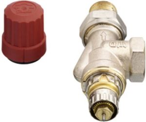 Danfoss thermostatische radiatorafsluiter haaks verkeerd 3 4" Kvs = 1 40 m3 h RA N20