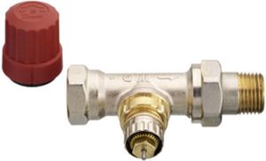 Danfoss thermostatische radiatorafsluiter met voorinstelling 1 2 recht Kvs = 090 m3 h RA N15 013G0034