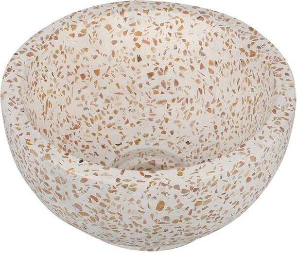 Differnz Boomer Waskom 21x12cm rond Terazzo Beige 36.102.31