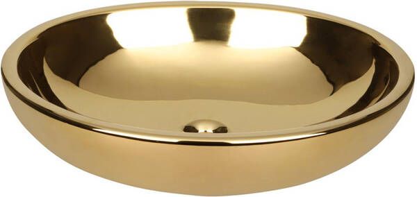 Differnz Dias Waskom 50x38x14cm Keramiek Goud 38.010.51