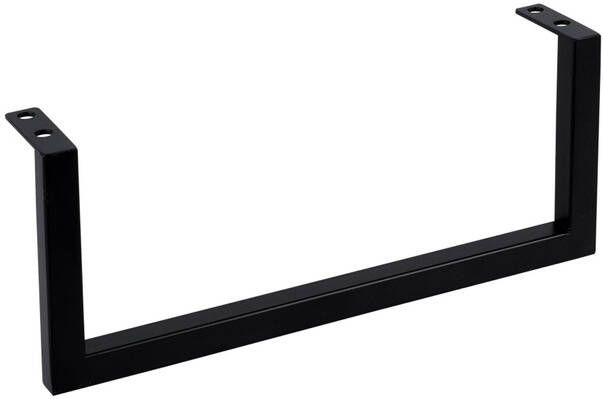 Differnz handdoekdrager 50 x 14 cm powder coated steel mat zwart