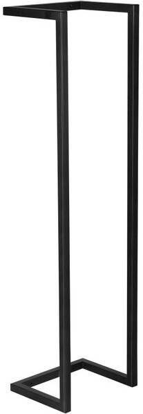 Differnz handdoekdrager 95 x 25 x 20 cm powder coated steel mat zwart