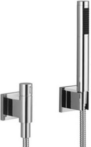 Dornbracht Symetrics handdoucheset met individuele rozetten met volumeregeling en doucheslang 125 cm chroom
