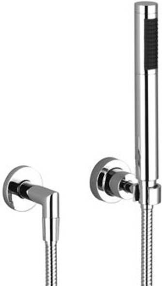 Dornbracht Tara douchegarnituur met aansluitbocht doucheslang staaf handdouche en wandhouder platina 2780289206