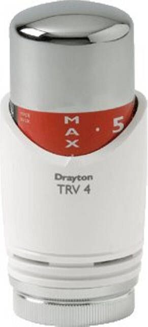 DRL radiatorthermostaatknop recht Drayton aansl op afsl M30x1.5