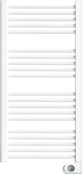 DRL E-Comfort Noxx Elektrische Badkamerradiator 110x50.5cm 750watt glans wit 212206