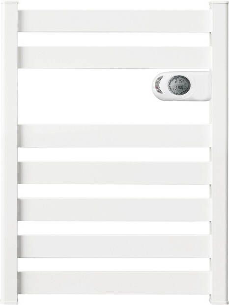 DRL E-Comfort ZION Elektrische Badkamerradiator 65.8x50.8cm 500watt glans wit 212207