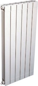 DRL Oscar Radiator (decor) H184.6xD9.3xL32cm 1200W Aluminium Wit 021804