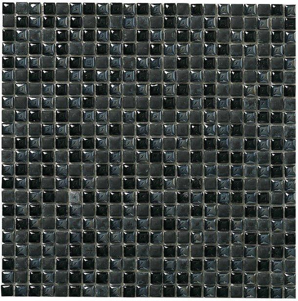 Dune Ceramic Mosaics Mozaiektegel 30x30cm Orion 8mm Mat Glans zwart 1916843