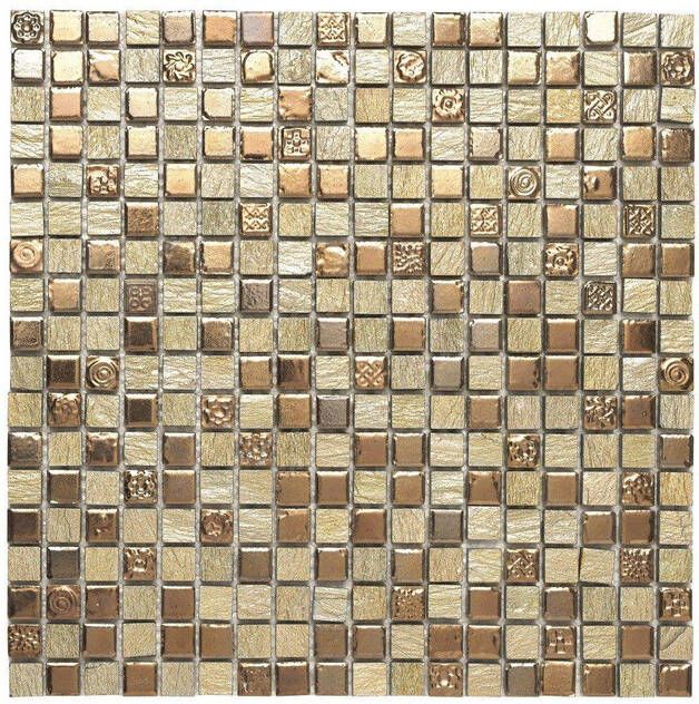 Dune Ceramic Mosaics Mozaiektegel 30x30cm Thea 8mm Mat glans Beige 1916851