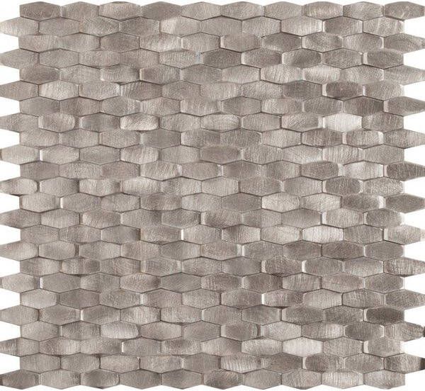 Dune Mozaiek Tegels Halley Silver Hexagon 28.4x30 cm Zilver - Foto 1