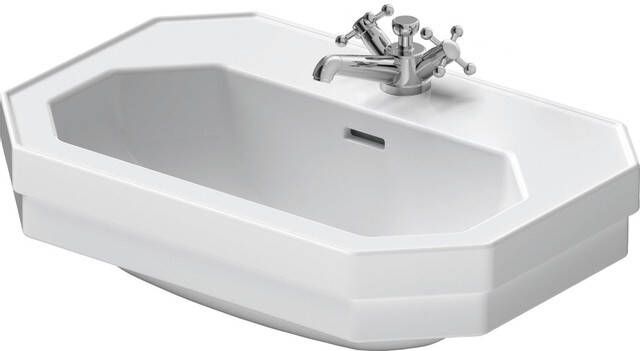 Duravit 1930 wastafel m. 1 kraangat 60x41cm wit