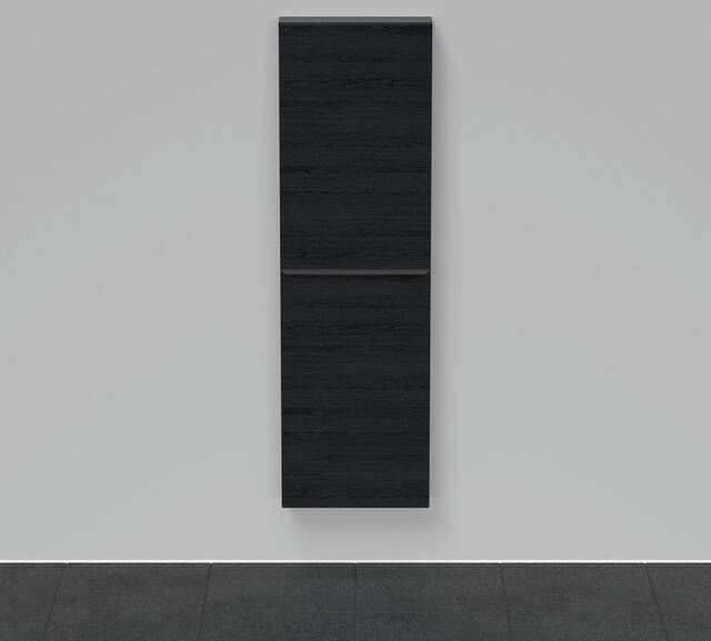 DURAVIT D-Neo halfhoge kast 40x24x132cm deuraanslag links rechts Black Oak