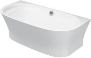 Duravit Cape Cod kunststof bad acryl back to wall 190x90x64cm met aangevormd paneel wit 700364000000000