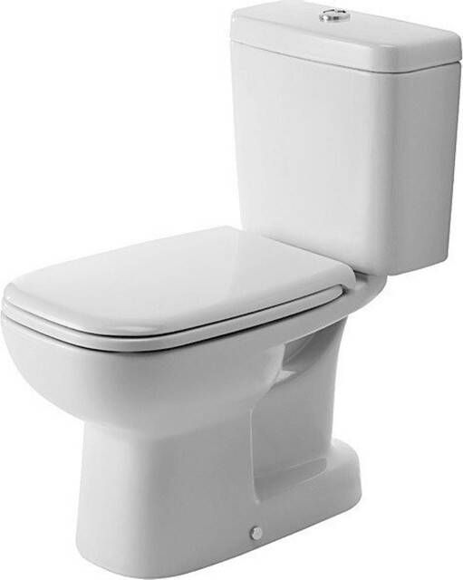 Duravit D-Code staand diepspoel toilet voor duoblockcombinatie afvoer verticaal 38 5 x 35 5 x 65 cm wit