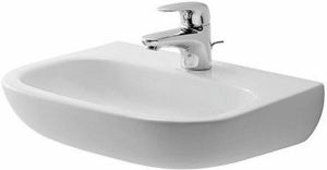 Duravit D-code fontein 450x145x340mm 0 kraangaten wit 07074500702