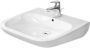 Duravit D Code Vital wastafel 60x55cm met kraangat en overloop wit 23126000002 - Thumbnail 1