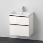 Duravit Badkamermeubelset D-Neo Wastafel Keramiek 65x48x62.5 cm Hoogglans Wit - Thumbnail 2
