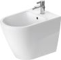 Duravit D-Neo staand bidet met overloop en kraanvlak 58 x 37 cm wit - Thumbnail 1