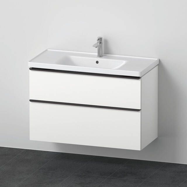 Duravit D-Neo meubelset m. wastafelonderbouwkast m. 2 laden m. softclose 100x20x48cm incl. wastafel wit mat DE012201818